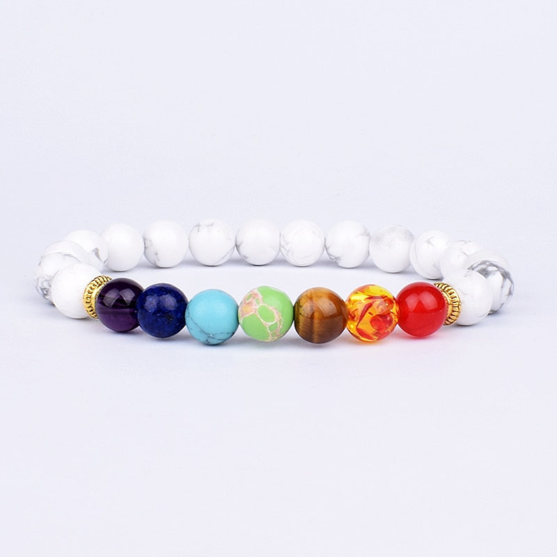 TOP Chakra bracciale equilibrio Buddha Reiki preghiera TAGLIA L 21 CM e XL 23 CM. TANTISSIMI COLORI