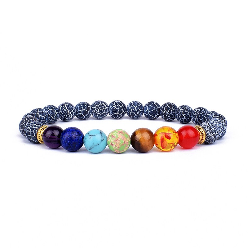 TOP Chakra bracciale equilibrio Buddha Reiki preghiera TAGLIA L 21 CM e XL 23 CM. TANTISSIMI COLORI