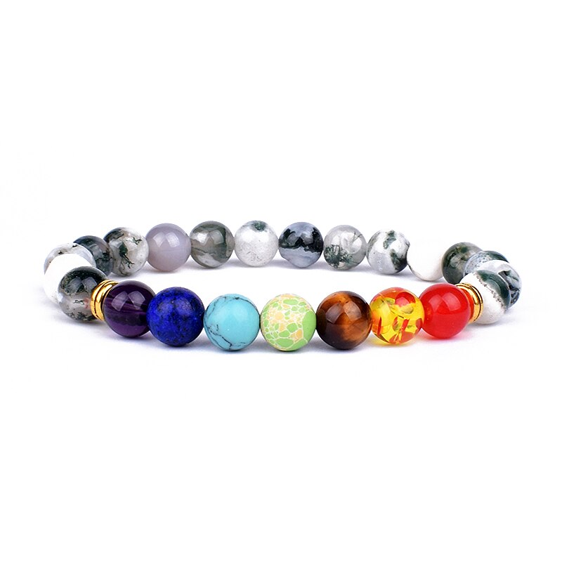 TOP Chakra bracciale equilibrio Buddha Reiki preghiera TAGLIA L 21 CM e XL 23 CM. TANTISSIMI COLORI