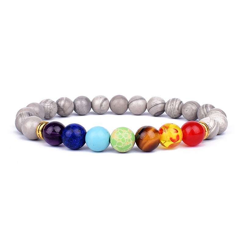 TOP Chakra bracciale equilibrio Buddha Reiki preghiera TAGLIA L 21 CM e XL 23 CM. TANTISSIMI COLORI