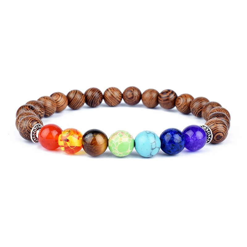 TOP Chakra bracciale equilibrio Buddha Reiki preghiera TAGLIA L 21 CM e XL 23 CM. TANTISSIMI COLORI