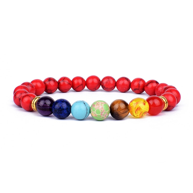 TOP Chakra bracciale equilibrio Buddha Reiki preghiera TAGLIA L 21 CM e XL 23 CM. TANTISSIMI COLORI