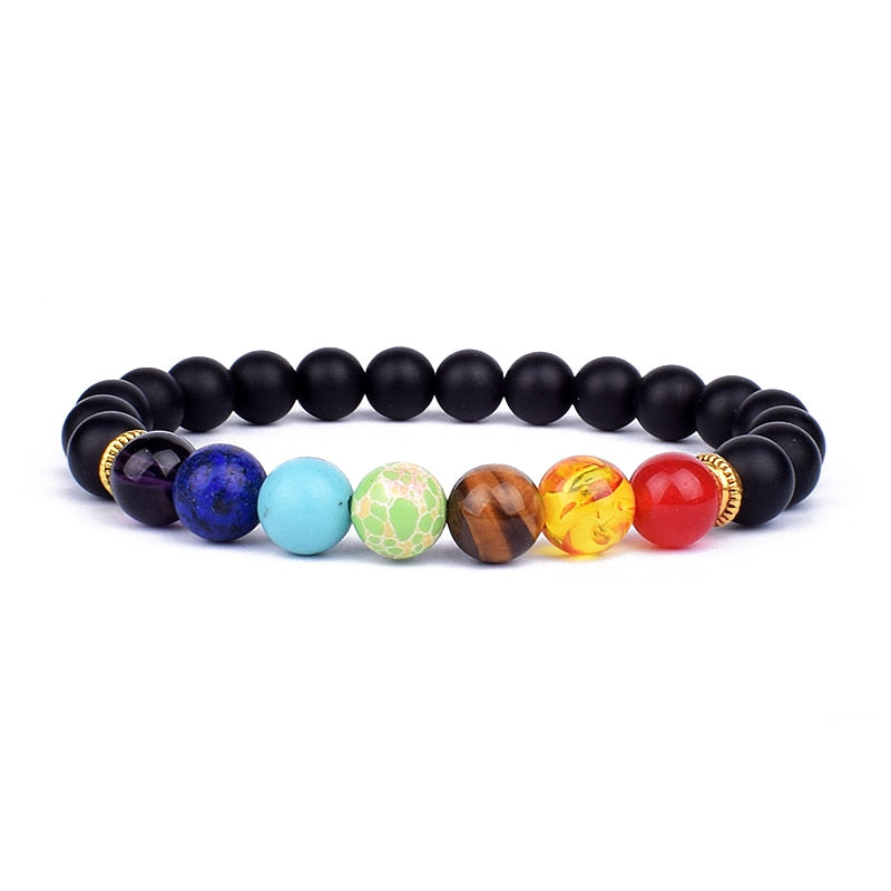 TOP Chakra bracciale equilibrio Buddha Reiki preghiera TAGLIA L 21 CM e XL 23 CM. TANTISSIMI COLORI