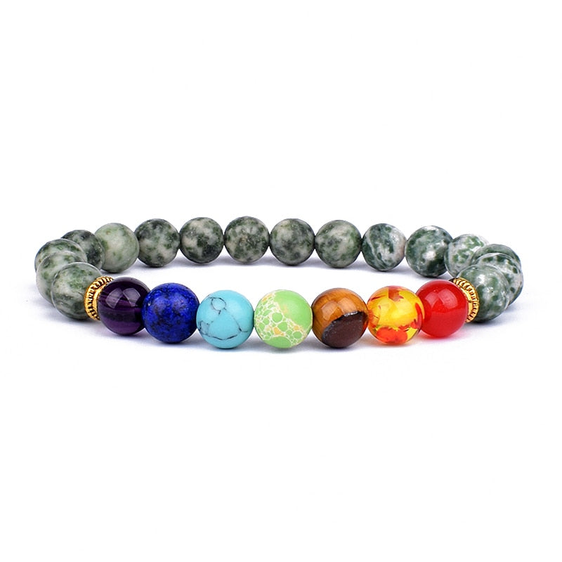 TOP Chakra bracciale equilibrio Buddha Reiki preghiera TAGLIA S 17 CM e M 19 CM.