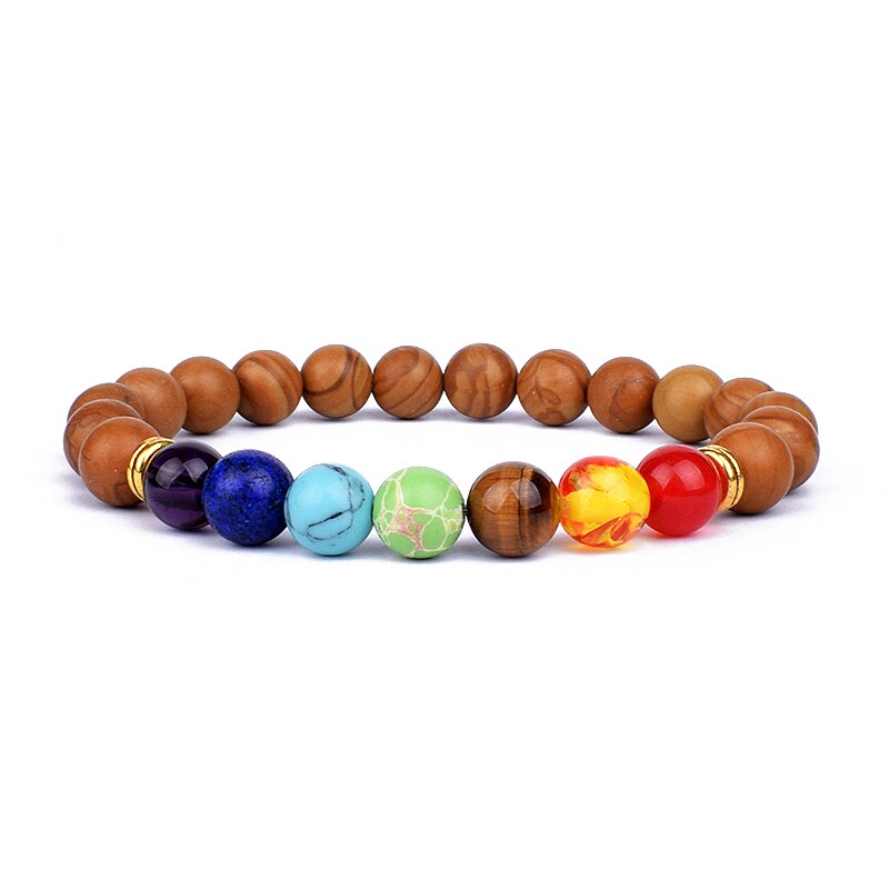 TOP Chakra bracciale equilibrio Buddha Reiki preghiera TAGLIA L 21 CM e XL 23 CM. TANTISSIMI COLORI