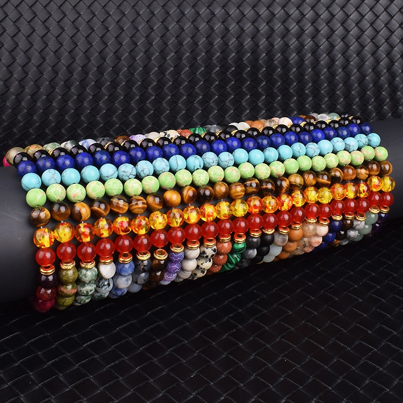 TOP Chakra bracciale equilibrio Buddha Reiki preghiera TAGLIA L 21 CM e XL 23 CM. TANTISSIMI COLORI