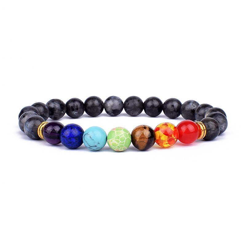 TOP Chakra bracciale equilibrio Buddha Reiki preghiera TAGLIA L 21 CM e XL 23 CM. TANTISSIMI COLORI