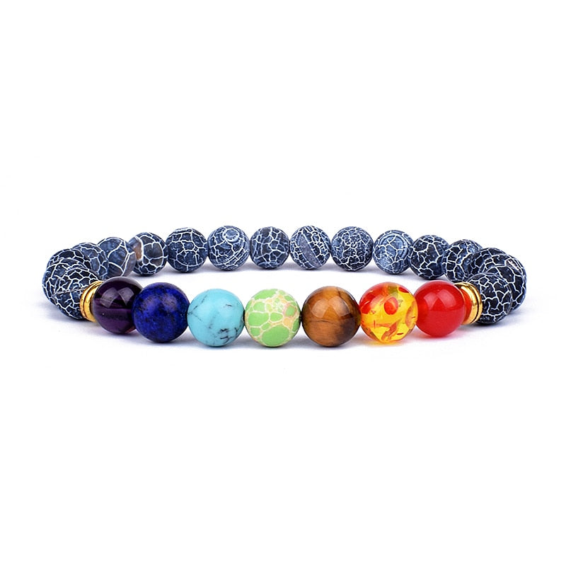 TOP Chakra bracciale equilibrio Buddha Reiki preghiera TAGLIA L 21 CM e XL 23 CM. TANTISSIMI COLORI