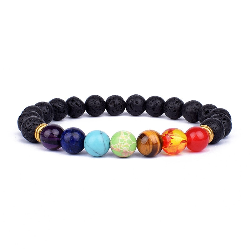 TOP Chakra bracciale equilibrio Buddha Reiki preghiera TAGLIA L 21 CM e XL 23 CM. TANTISSIMI COLORI