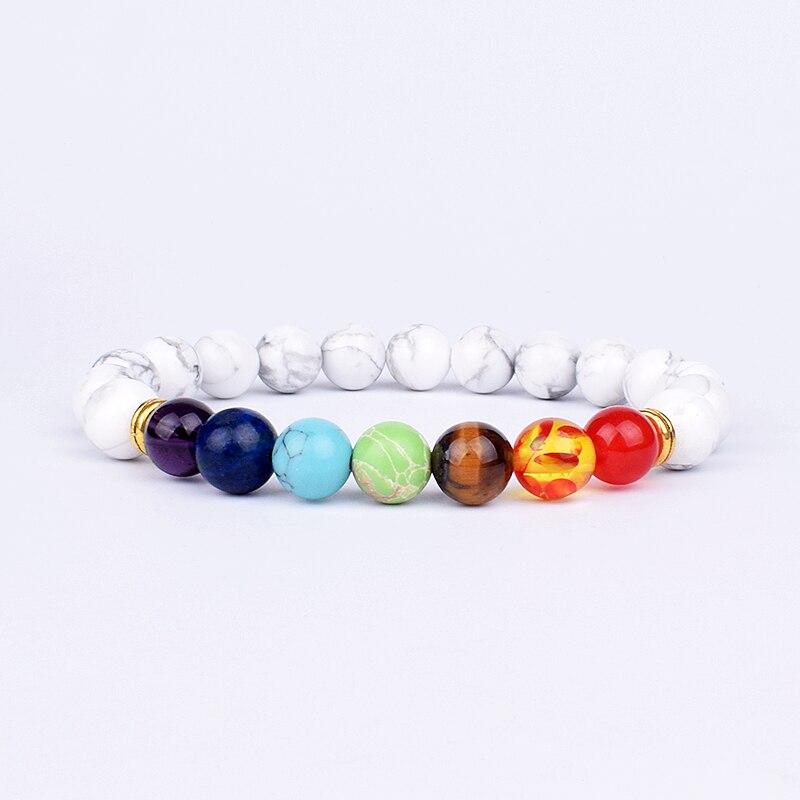 TOP Chakra bracciale equilibrio Buddha Reiki preghiera TAGLIA L 21 CM e XL 23 CM. TANTISSIMI COLORI