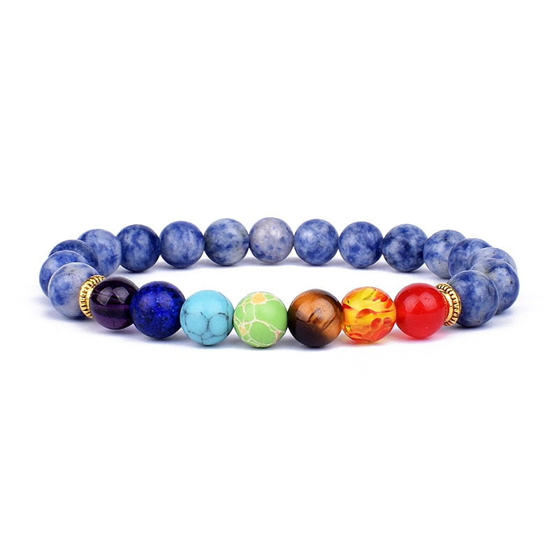 TOP Chakra bracciale equilibrio Buddha Reiki preghiera TAGLIA L 21 CM e XL 23 CM. TANTISSIMI COLORI