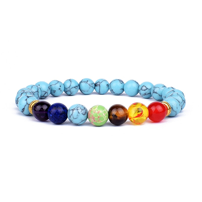 TOP Chakra bracciale equilibrio Buddha Reiki preghiera TAGLIA L 21 CM e XL 23 CM. TANTISSIMI COLORI