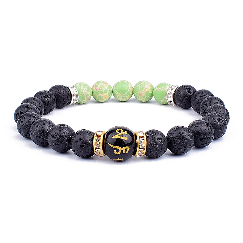 TOP Chakra bracciale equilibrio Buddha Reiki preghiera TAGLIA L 21 CM e XL 23 CM. TANTISSIMI COLORI