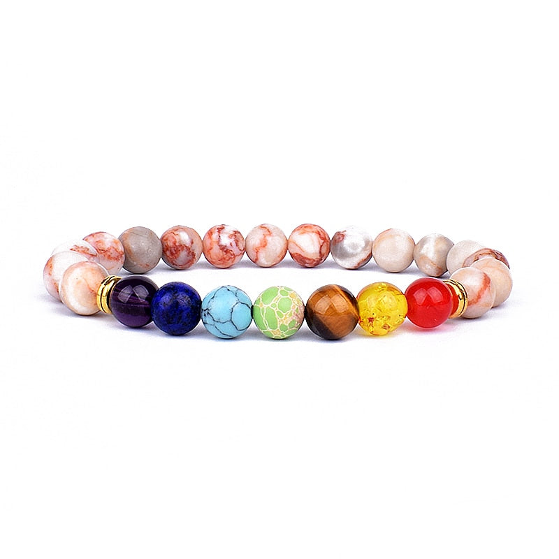 TOP Chakra bracciale equilibrio Buddha Reiki preghiera TAGLIA L 21 CM e XL 23 CM. TANTISSIMI COLORI