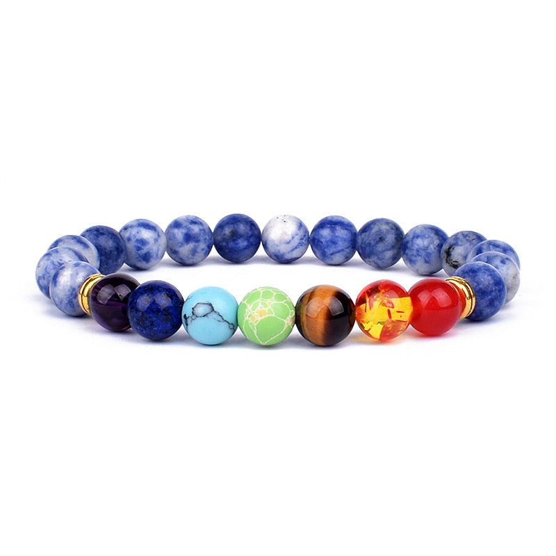 TOP Chakra bracciale equilibrio Buddha Reiki preghiera TAGLIA L 21 CM e XL 23 CM. TANTISSIMI COLORI