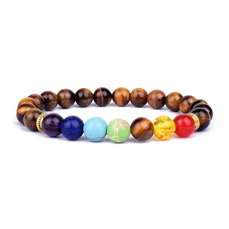 TOP Chakra bracciale equilibrio Buddha Reiki preghiera TAGLIA L 21 CM e XL 23 CM. TANTISSIMI COLORI