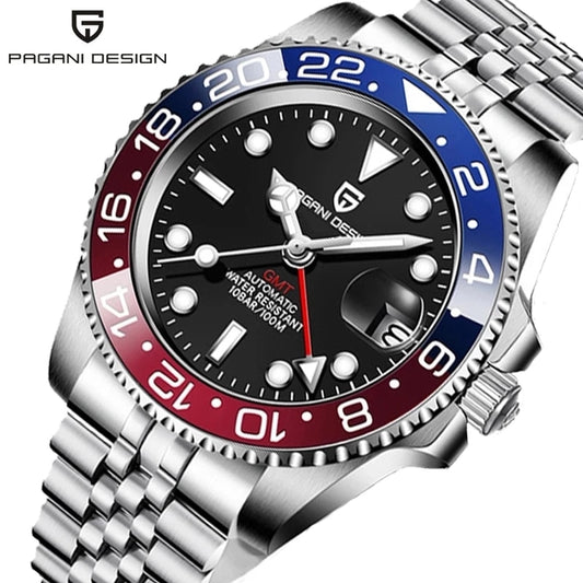 PAGANI DESIGN Luxury GMT automatic watch